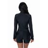 Γυναικείο JACKET MED JOAN - Μαύρο - Λευκές ραφές