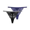 Dorina Γυναικείο String STELLA - 1+1 ΔΩΡΟ - Μπλε & Μαύρο - 2 Pack