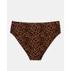 Μαγιό slip Plus Size Rock Club - Animal Leo print- Μπικίνι με σούρες