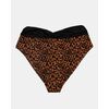 Μαγιό slip Plus Size Rock Club - Ψηλόμεσο - Μπικίνι κρουαζέ - Leo Print