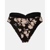 Μαγιό slip Plus Size Rock Club - Ψηλόμεσο - Μπικίνι κρουαζέ - Peony Print