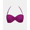 Μαγιό Σουτιέν Strapless Rock Club - Windy Print - Push-up Bikini - Cup B