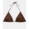 Μαγιό τρίγωνο Rock Club - Leo print - Τοπ Bikini - Plus Size
