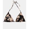 Μαγιό τρίγωνο Rock Club - Peony print - Τοπ Bikini - Plus Size