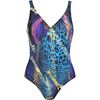 Γυναικείο ολόσωμο μαγιό Naturana - Animal - Plus size - Cup D