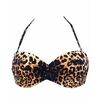 Μαγιό Strapless Rock Club - Animal print - Bikini push-up - Cup B