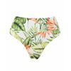 Ψηλόμεσο μαγιό slip Rock Club - Leaves print - Mix and Match - Barazil