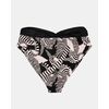 Γυναικείο Μαγιό slip Plus Size Rock Club - Ψηλόμεσο - Μπικίνι κρουαζέ - Macacao Print - Lycra