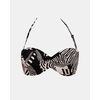 Γυναικείο Μαγιό Σουτιέν Strapless Rock Club - Macacao Print - Push-up Bikini - Regular Fit - Lycra - Cup B