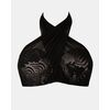 Γυναικείο Μαγιό top Strapless Rock Club - Macacao print - Bikini Πολυμορφικό- Plus Size - Lycra - Cup E F