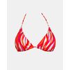Γυναικείο Μαγιό τρίγωνο Rock Club - Waves print - Τοπ Bikini - Regular Fit - Lycra