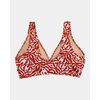 Γυναικείο Μαγιό Crop Top Rock Club - Corals Bikini κρουαζέ - Plus Size - Lycra