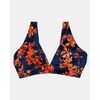 Γυναικείο Μαγιό Crop Top Rock Club - Orchid Bikini κρουαζέ - Plus Size - Lycra
