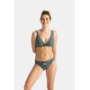 Γυναικείο μαγιό slip Dorina ELMINA - Μπικίνι Brazilian - Χακί - Regular Fit - Lycra