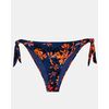 Γυναικείο Μαγιό slip Plus Size Rock Club - Orchid Print - Μπικίνι δετό - Lycra