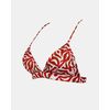 Γυναικείο Μαγιό top Rock Club - Corals print - Bikini Τρίγωνο με Λάστιχο - Regular Fit - Lycra