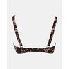 Γυναικείο Μαγιό top Strapless Rock Club - Animal print - Bikini Πολυμορφικό- Plus Size - Lycra - Cup E F
