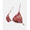 Γυναικείο Μαγιό τρίγωνο Rock Club - Corals print - Τοπ Bikini - Regular Fit - Lycra