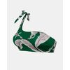 Γυναικείο Μαγιό τρίγωνο Rock Club - Lily print - Bikini τοπ - Ένας ώμος - Regular Fit - Lycra