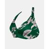 Γυναικείο Μαγιό τρίγωνο Rock Club - Lily print - Σταθερό τοπ Bikini - Regular Fit - Lycra