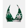 Γυναικείο Μαγιό τρίγωνο Rock Club - Lily Print τοπ Bikini - Σταθερό cup C - Regular Fit - Lycra
