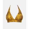 Γυναικείο Μαγιό τρίγωνο Rock Club - Siba Print τοπ Bikini - Σταθερό cup C - Regular Fit - Lycra