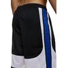 MED Ανδρικό Σορτς MARC - Μαύρο αθλητικό - Μπλε ρίγα - Regular Fit - Polyester
