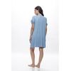 Γυναικεία ρόμπα Galaxy - Γαλάζια - Mini - Regular Fit - Viscose