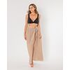 Γυναικείο Beachwear Rock Club - Φούστα παρεό - See-through - Μπεζ Άμμου - Regular Fit - PolyesterΓυναικείο Beachwear Rock Club - Φούστα παρεό - See-through - Μπεζ Άμμου - Regular Fit - Polyester