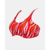 Γυναικείο Μαγιό σουτιέν Rock Club - Μεγάλο στήθος - Waves print Bikini - Regular Fit - Lycra - Cup D
