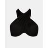 Γυναικείο Μαγιό top Strapless Rock Club - Μαύρο - Bikini Πολυμορφικό- Regular Fit - Lycra - Cup C D