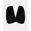 Γυναικείο Μαγιό top Strapless Rock Club - Μαύρο - Bikini Πολυμορφικό- Regular Fit - Lycra - Cup C D