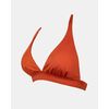 Γυναικείο Μαγιό τρίγωνο Rock Club - Terracotta τοπ Bikini - Σταθερό cup C - Regular Fit - Lycra