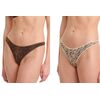 Γυναικείο String slip Walk - Multicolor - Ίνες bamboo - 2 pack - Regular Fit - Lycra