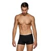 MED Ανδρικό boxer EVAN - Μαύρο -  Fashion Μαύρο λάστιχο - Regular Fit - Modal