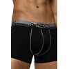 MED Ανδρικό boxer MORGAN - Μαύρο - Ασημί λάστιχο - Regular Fit - Modal