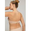 Γυναικείο Σουτιέν στράπλες Promise - Μπεζ - Regular Fit - Polyester - Cup D - Μεγάλα Μεγέθη