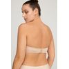 Γυναικείο Σουτιέν στράπλες Promise - Μπεζ - Regular Fit - Polyester - Cup D - Μεγάλα Μεγέθη