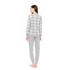 Γυναικεία Φόρμα Pink Label - Φούτερ - Γκρι καρό - Polyester  - Regular Fit
