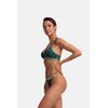 Γυναικεία Bralette Dorina - 1+1 ΔΩΡΟ - Γεωμετρική Δαντέλα - Πράσινο - Μπεζ -  Polyamide - Regular Fit