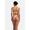 Γυναικεία Bralette Dorina - 1+1 ΔΩΡΟ - Γεωμετρική Δαντέλα - Πράσινο - Μπεζ -  Polyamide - Regular Fit