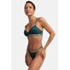 Γυναικεία Bralette Dorina - 1+1 ΔΩΡΟ - Γεωμετρική Δαντέλα - Πράσινο - Μπεζ -  Polyamide - Regular Fit