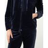 Γυναικεία φόρμα Vamp - Homewear Set - Μπλε Βελούδο - Regular Fit - Cotton