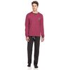 Ανδρική φόρμα σπιτιού Vamp - Κόκκινη -  Homewear Set - Cotton