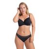 Γυναικείο Slip Dorina Glow - Κανονικό - Μαύρο & Μπεζ - 2 Pack