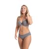 Σουτιέν Dorina Lila - 1+1 ΔΩΡΟ - Γκρι & Ιβουάρ - Cotton -  Μεγάλα μεγέθη - Cup D E