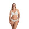 Σουτιέν Dorina Lila - 1+1 ΔΩΡΟ - Γκρι & Ιβουάρ - Cotton -  Μεγάλα μεγέθη - Cup D E