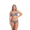 Γυναικείο Hipster Slip Dorina Lila - Γκρι - Cotton