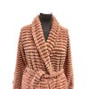 Γυναικεία Ρόμπα Pink Label - Fleece - Σάπιο Μήλο - Μακρύ Μανίκι