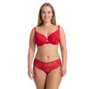 Γυναικείο Hipster Slip Dorina Ward - Κόκκινο - Δαντέλα